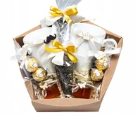 Herbata - Na Dzień Babci I Dziadka Dla Dziadków Kosz Kubek Herbata Miód - miniaturka - grafika 1