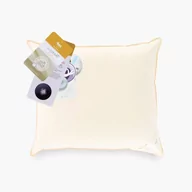 Poduszki - Poduszka puch 90% trzykomorowa AMZ BASIC+ Rozmiar - 50x70, Kolor poduszek i kołder - biały - miniaturka - grafika 1