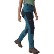 Spodnie rowerowe - Fjällräven Damskie spodnie Abisko Midsummer Zip Off W, indygo/ciemnoniebieskie, 46 - miniaturka - grafika 1