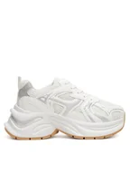 Półbuty damskie - DeeZee Sneakersy WSS21540-01 Biały - miniaturka - grafika 1