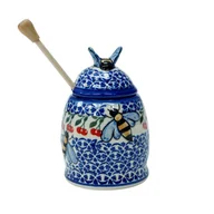 Pojemniki kuchenne - Ceramiczny pojemnik na miód Ceramika Bolesławiec - miniaturka - grafika 1