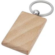 Breloki - Prostokątny brelok do kluczy Gian z drewna z brzozy - miniaturka - grafika 1