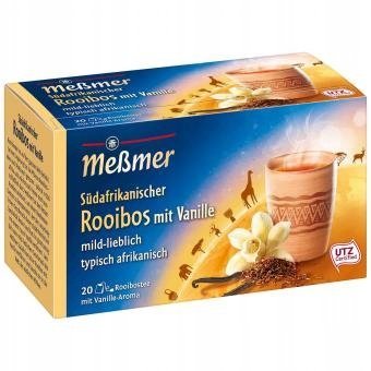 Herbata Messmer Rooibos Wanilia z Niemiec