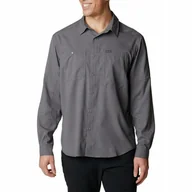 Odzież trekkingowa damska - Koszula podróżnicza Columbia Silver Ridge Utility Lite Long Sleeve - city grey - miniaturka - grafika 1