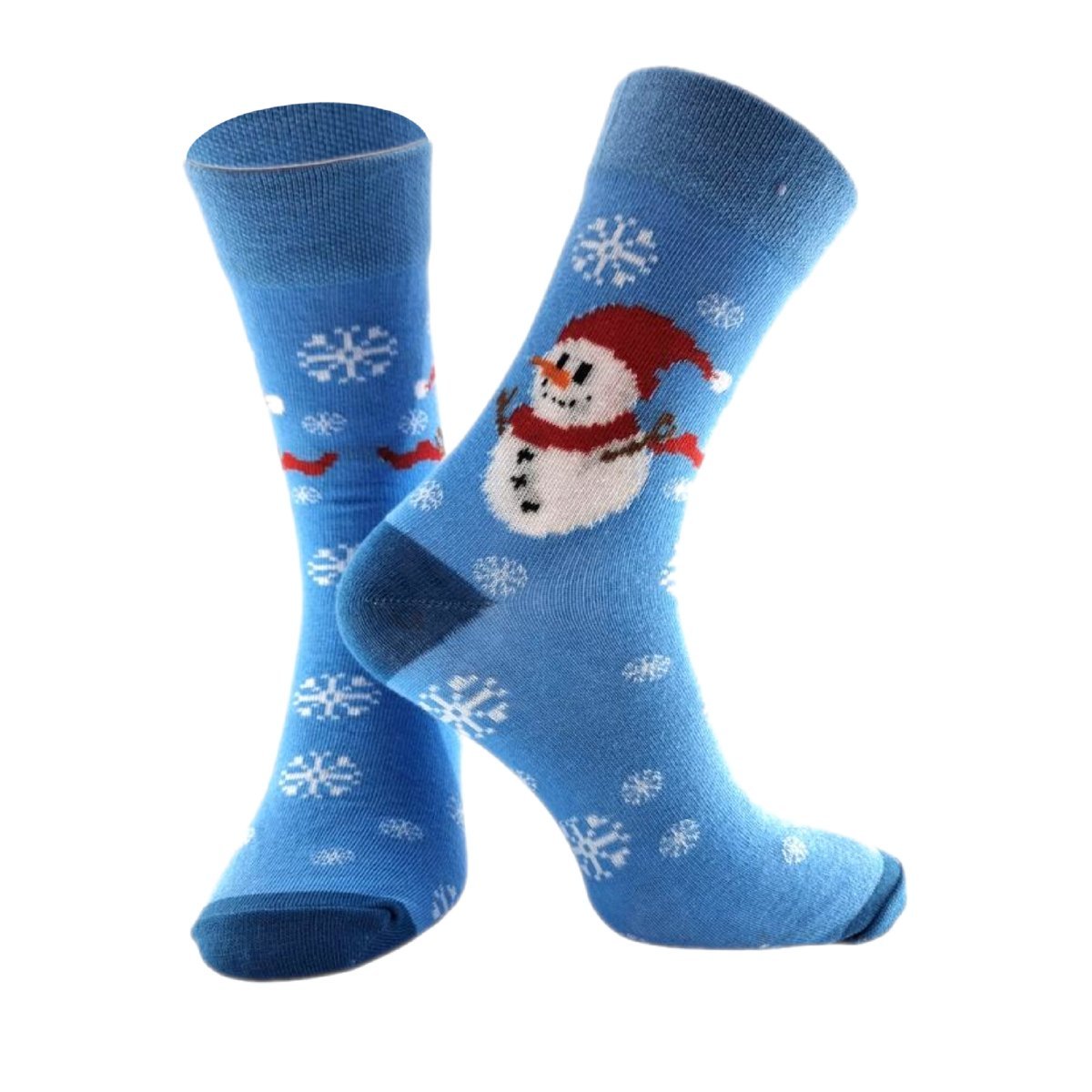 SKARPETY MĘSKIE SKARPETKI BAWEŁNIANE ŚWIĄTECZNE NA PREZENT BAŁWANKI 41-43