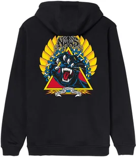 bluza męska SANTA CRUZ NATAS SCREAMING PANTHER HOOD Black - Bluzy męskie - miniaturka - grafika 1