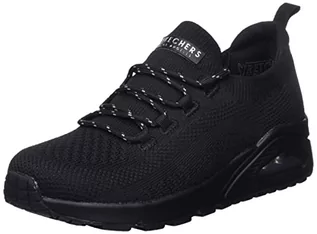 Trampki damskie - Skechers Damskie trampki UNO, czarne, 8 UK - grafika 1