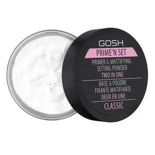 Gosh Primen Set 2in1 Primer & Mattifying Setting Powder puder/baza do twarzy 7g - Pudry do twarzy - miniaturka - grafika 2