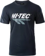 Koszulki męskie - Hi-Tec Koszulka męska Retro granatowa r. XL - miniaturka - grafika 1