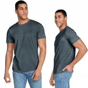 T-shirt Koszulka Męska Bawełna SOFTSTYLE Gildan GI64000 DARK HEATHER L - Koszulki męskie - miniaturka - grafika 1