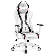 Fotele gamingowe - Fotel DIABLO CHAIRS X-Horn 2.0 (L) Biało-czarny - miniaturka - grafika 1
