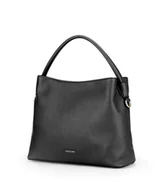 Torebki damskie - Torebka Damska Crossbody Duża Mieści A4 PUCCINI Czarna BK2241223S-1 - miniaturka - grafika 1