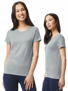 Koszulka Damska T-Shirt Bawełna HEAVY Gildan GIL5000 SZARY Sport S - Koszulki i topy damskie - miniaturka - grafika 1