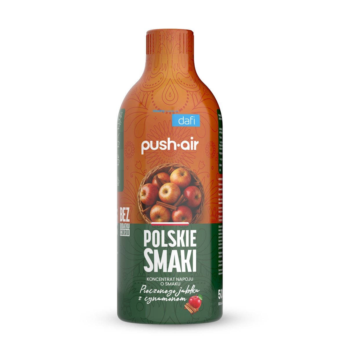 PushAir Koncentrat do Wody Pieczone Jabłko Cynamon Syrop Dafi 500 ml