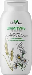 Szampon Odbudowujący do włosów suchych i łamliwych z olejem pszenicznym i ekstraktem z rumianku, Ekolinia, 400ml - Szampony do włosów - miniaturka - grafika 1