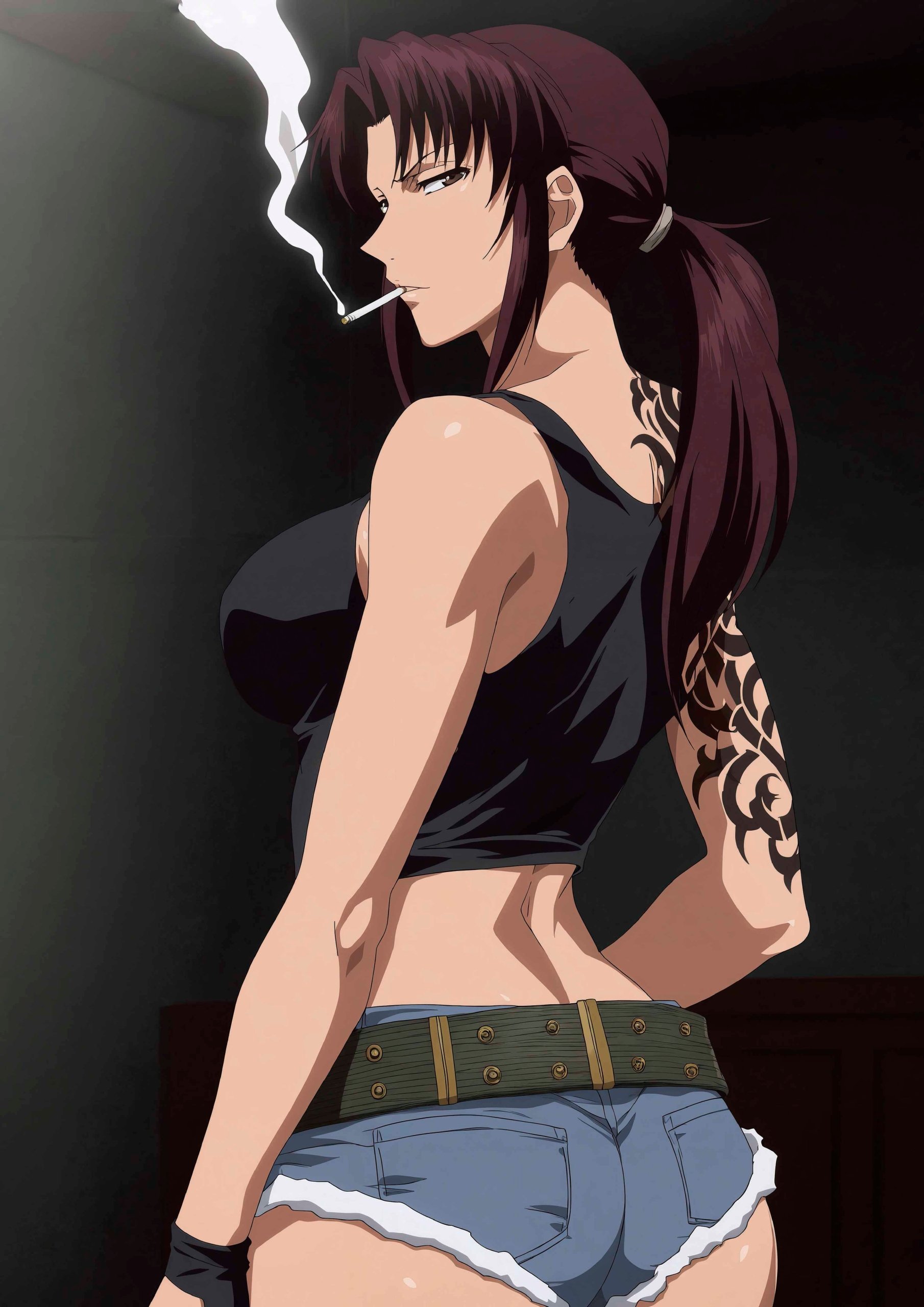 Plakat A3 Black Lagoon Anime Manga Revy Rebecca Lee