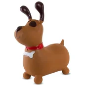 Skoczki dla dzieci - Sun Baby, Gumowy skoczek, Reksio, brązowy, 56x24x48 cm - miniaturka - grafika 1