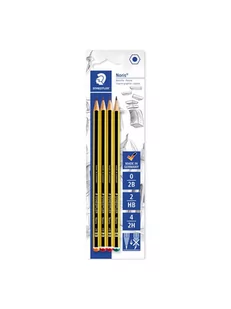 Staedtler Pencil Noris B-HB-H x4 bc 100% PEFC - Przybory szkolne - miniaturka - grafika 1