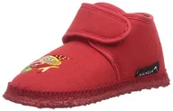Kapcie damskie - Nanga Amanda płaskie kapcie dziewczęce, czerwony - Czerwony czerwony 20-26 EU - miniaturka - grafika 1