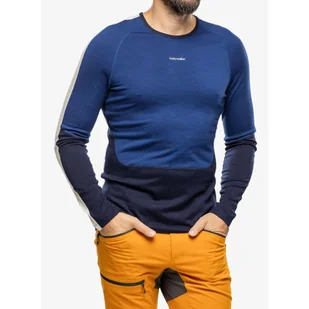Bluza termoaktywna męska Icebreaker Merino 200 Sonebula LS Crewe - Pozostała odzież narciarska - miniaturka - grafika 1