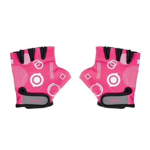 Rękawiczki rowerowe Globber XS 2+ Jr 528 (kolor Różowy) - Rękawiczki rowerowe - miniaturka - grafika 1