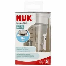 Nuk Kubek 8m Magic Cup popielaty 10255684 230 ml - Kubki dla dzieci - miniaturka - grafika 1
