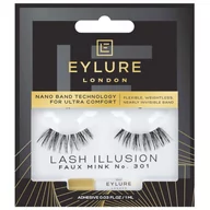 Sztuczne rzęsy i akcesoria - EYLURE - LASH ILLUSION - NO 301 - FAUX MINK - Rzęsy na pasku z klejem - miniaturka - grafika 1