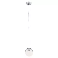 Lampy sufitowe - Argon Lampa wisząca LIVIA IP22 biało-srebrna E14 - miniaturka - grafika 1