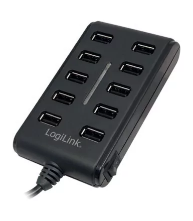 LogiLink 10 HUB USB2.0 z włącznikiem ON/OFF [UA0125