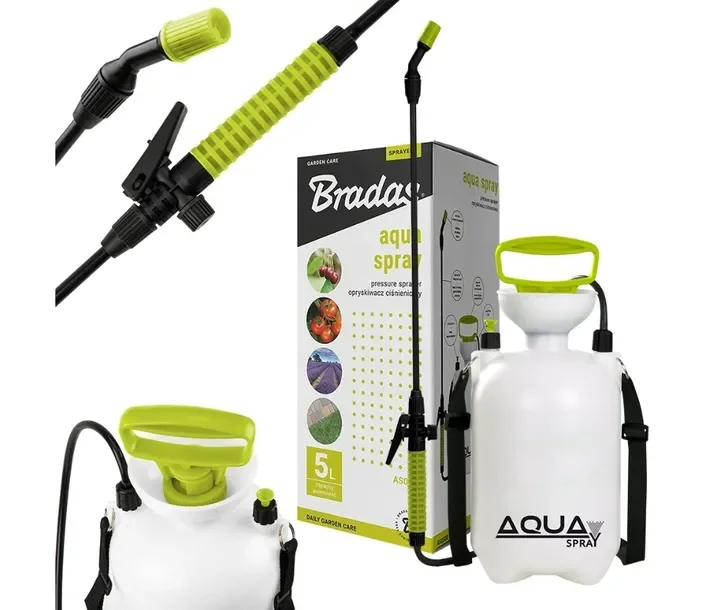 Opryskiwacz Ciśnieniowy Ogrodowy Ręczny Plecakowy 5l Z Lancą Aqua Spray
