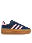 Buty dla dziewczynek - adidas Sneakersy Gazelle Bold JR5951 Granatowy - miniaturka - grafika 1