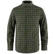 Koszulki sportowe męskie - Koszula męska Fjällräven Övik Flannel Shirt M Rozmiar: L / Kolor: zielony - miniaturka - grafika 1