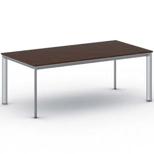 B2B Partner Stół konferencyjny INFINITY 2000 x 1000 x 740 mm, orzech 499116 - Stoły i stoliki do biura - miniaturka - grafika 1