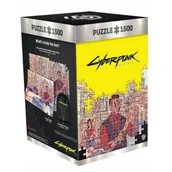Gadżety dla graczy - Good Loot Puzzle Cyberpunk 2077 Valentinos 1500 elementów - miniaturka - grafika 1