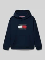Swetry dla chłopców - Bluza z kapturem o kroju regular fit z mieszanki bawełny - miniaturka - grafika 1