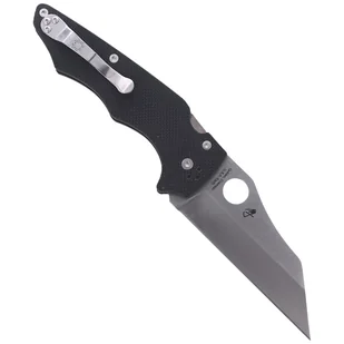 Nóż składany Spyderco YoJumbo G-10 Black Plain (C253GP) - Noże - miniaturka - grafika 3