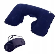 Akcesoria do bielizny - Poduszka Podróżna Dmuchana Rogal Opaska Na Oczy - miniaturka - grafika 1