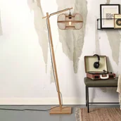 Lampy stojące - Good & Mojo Lampa stojąca Good & Mojo Hokkaido, 150 cm, naturalna - miniaturka - grafika 1