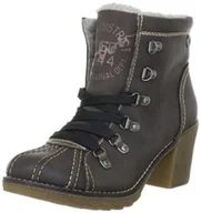 Kozaki damskie - s.Oliver Damskie kozaki i botki Casual Fashion, szary - szary antracyt 214. - 37 eu - miniaturka - grafika 1