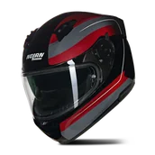 Kaski motocyklowe - Kask Integralny Nolan N60-6 Czarny/Czerwony/SzaryM - miniaturka - grafika 1