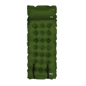 Materace turystyczne - Mata samopompująca NILS CAMP NC4018 Ciemnozielony - miniaturka - grafika 1