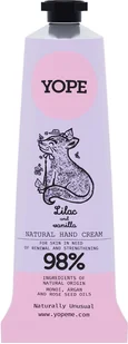 YOPE Botanical Hand Cream Lilac and Vanilla 50 ml - Kremy i maski do rąk - miniaturka - grafika 1