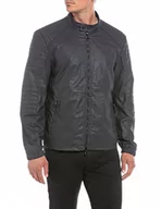 Kurtki męskie - Replay Męska kurtka M8324, 910 ciemnoniebieska, L, 910 Dark Blue, L - miniaturka - grafika 1