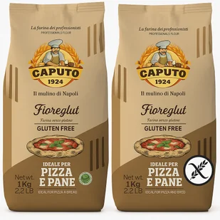 Mąka do pizzy i chlebu Fioreglut gluten free 1kg x2- Caputo - Mąka - miniaturka - grafika 1