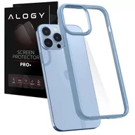 Etui i futerały do telefonów - Etui obudowa case Spigen Ultra Hybrid do Apple iPhone 13 Pro Sierra Blue + Szkło - miniaturka - grafika 1