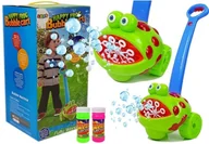Bańki mydlane - Import LEANToys Maszynka Do Baniek Mydlanych Żaba z Niebieską Rączka Muzyka Światła LT-8257-0 - miniaturka - grafika 1