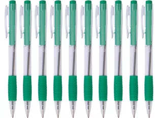 DŁUGOPIS JEDNORAZOWY TYPU CRISTAL ZIELONY - Długopisy - miniaturka - grafika 1