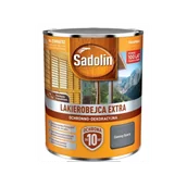 Lakiery do drewna - Lakierobejca do drewna Sadolin Extra ciemny szary 5L - miniaturka - grafika 1