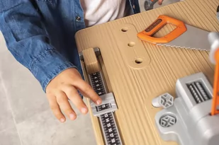 Smoby Black+Decker Mega warsztat 3w1 - Mały majsterkowicz - miniaturka - grafika 9