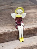 Figurki dekoracyjne - Anioł siedzacy - miniaturka - grafika 1